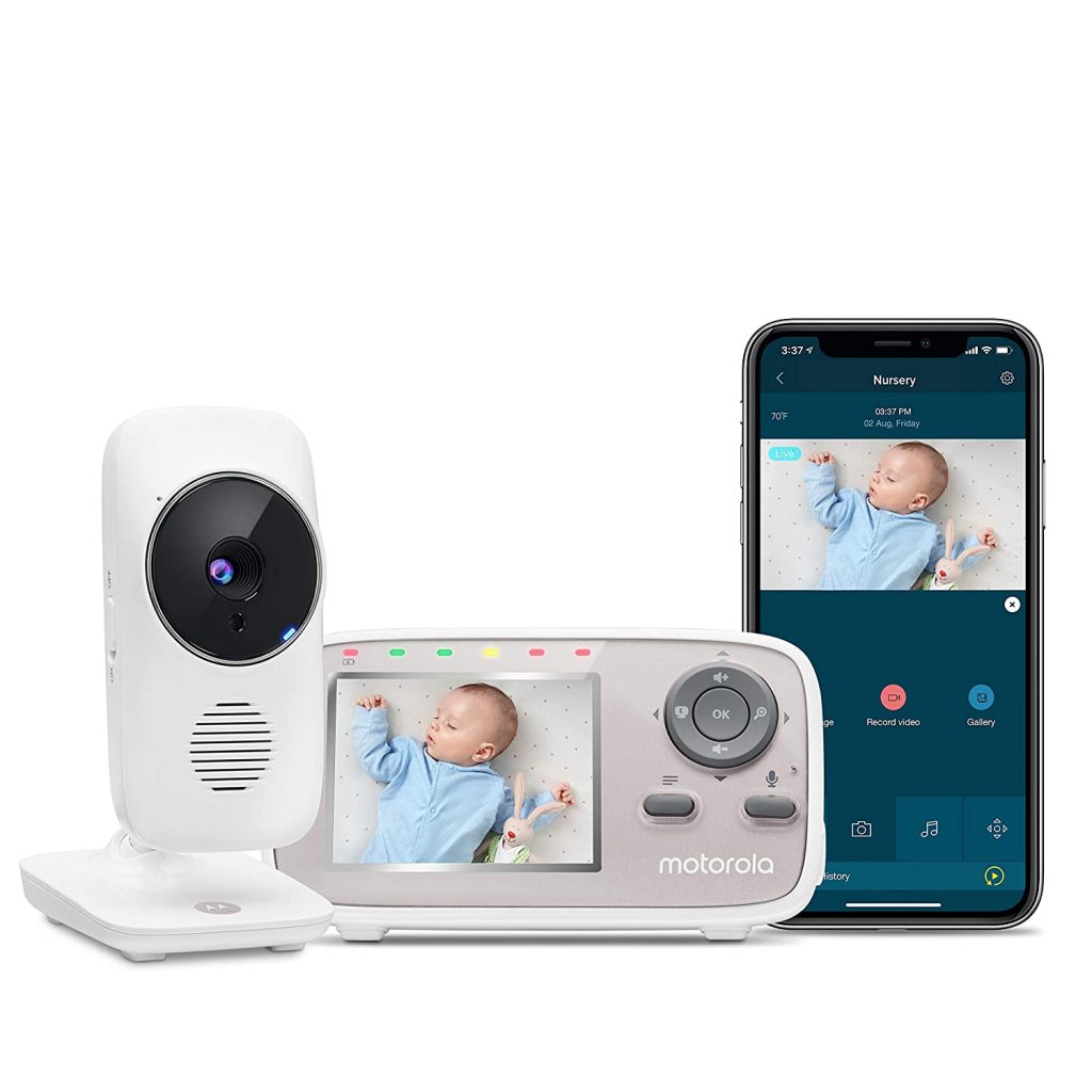 2 Room Audio Video Monitor by Motorola Baby 