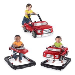 Bright Starts Ford F-150 3 Ways to Play Walker, Red