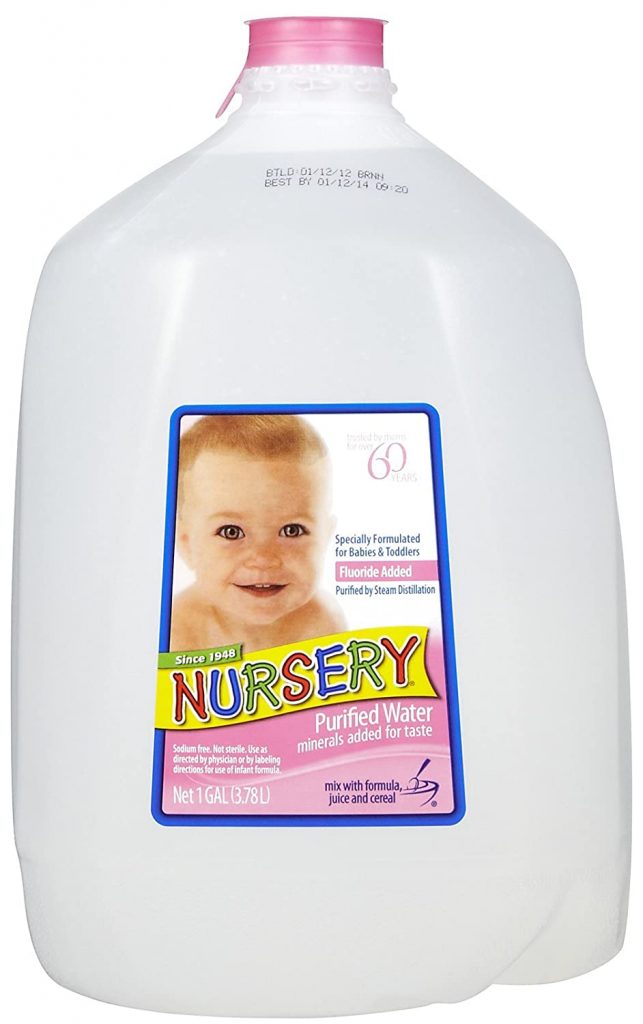 nursery water for babies