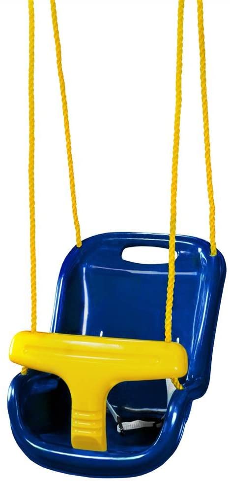 Blue and Yellow Swing Chair by Gorilla Playsets Store