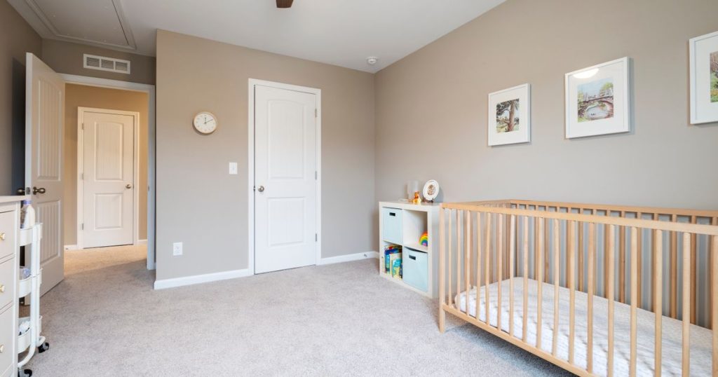 Bright, tidy nursery room